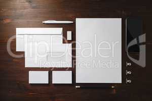 Blank stationery set