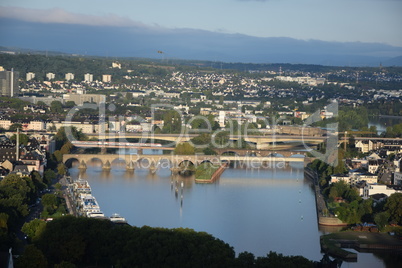 Mosel bei Koblenz Mosel bei Koblenz