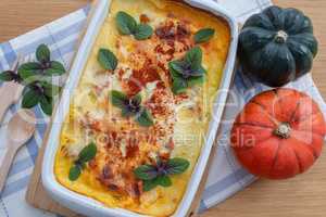 Kürbis Lasagne