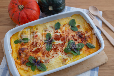 Kürbis Lasagne