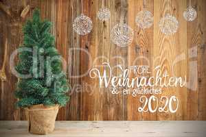 Christmas Tree, Ornament, Frohe Weihnachten Means Merry Chirstmas