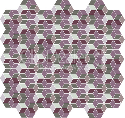 Seamless hexagonal geometric pattern