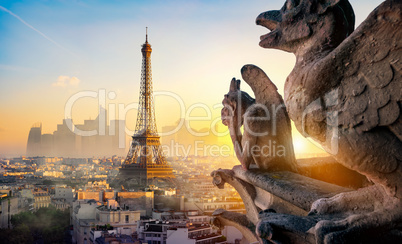 Chimera and Eiffel Tower
