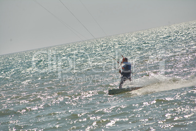 Kitesurfing in Sicilian Beach 5