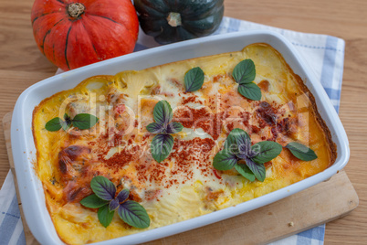 Kürbis Lasagne