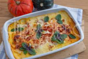 Kürbis Lasagne