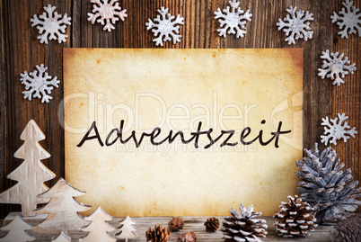 Old Paper, Christmas Decoration, Adventszeit Means Advent Season