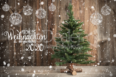 Tree, Calligraphy Frohe Weihnachten Means Merry Christmas, Christmas Decoration