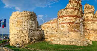The fortress walls of Nesebar, Bulgaria