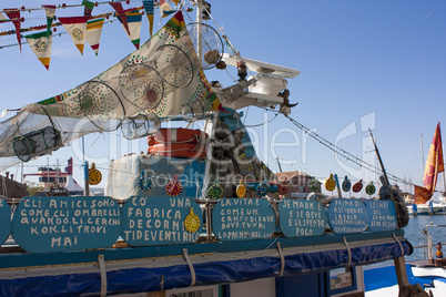 A Colorful Fishing Boat