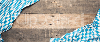 Bavarian flag on rustic wood