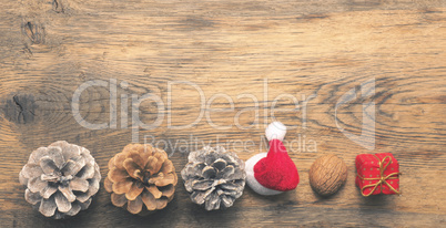 Christmas card background with space for text