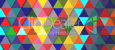 Abstract modern colorful triangle background