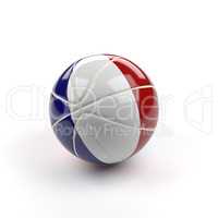 Basketball with the flag of France