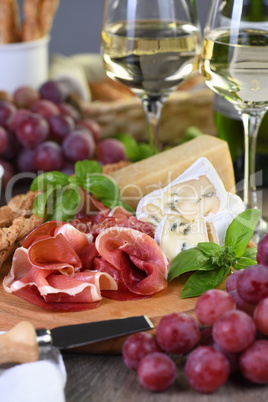 Antipasto. Wine Snack Set