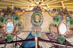Details of Fairground Carousel Ornate Design