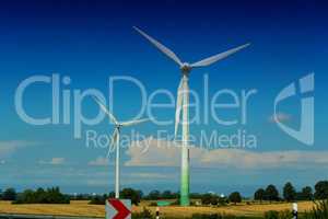 Wind turbines for renewable energies