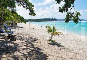 Beach in New Caledonia