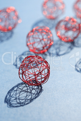 Wire Balls With Shadow