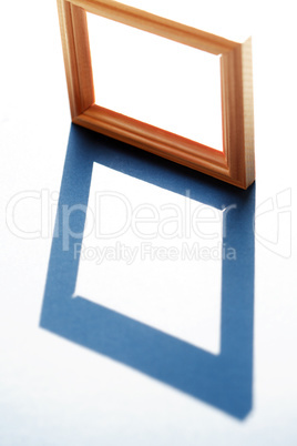 Wooden Frame With Shadow