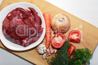Raw Meat For Cooking