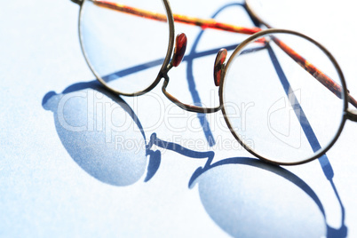 Old Spectacles With Shadow