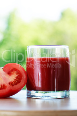 Glass Of Tomato Juice