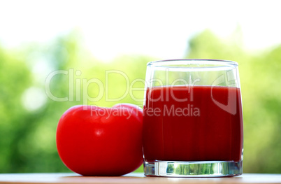 Glass Of Tomato Juice