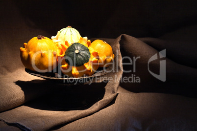Pumpkins In Bowl
