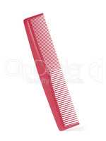 Red plastic comb