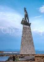 Monument to St. Nicholas in Nessebar, Bulgaria