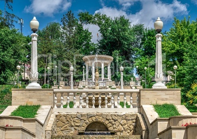 Cascading stairs in Chisinau, Moldova