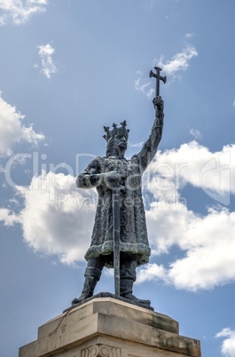 Monument to Stefan cel Mare in Chisinau, Moldova