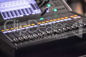 Professional multitrack audio mixer
