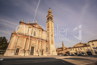 View of the Church of Santa Sofia in Lendinara