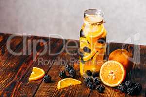 Water with Orange and Blackberry.