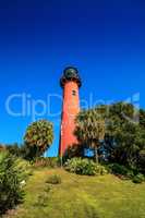 Outside the Jupiter Inlet Lighthouse in Jupiter