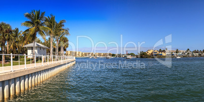 Loxahatchee River with the Jupiter Inlet Lighthouse in the backg