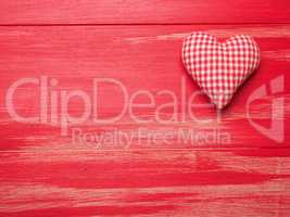 Valentines day background with red wood