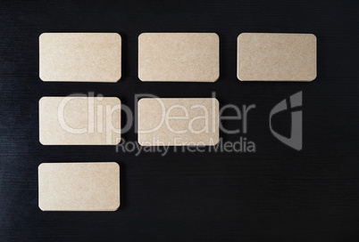 Blank business cards