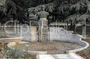 Nuvolari's monument in Mantua (Italy)