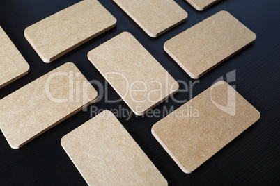 Kraft business cards