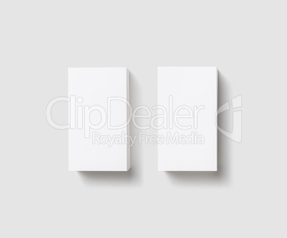 Blank business cards