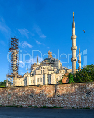 Blue Mosque in Istanbul, Turkey