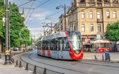 Tram in Istanbul, Turkey