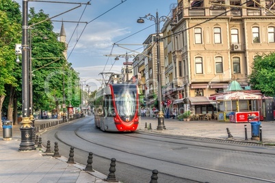 Tram in Istanbul, Turkey