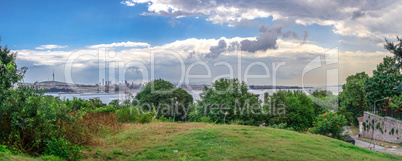 View of the Golden Horn from Topkapi Park in Istanbul, Turkey