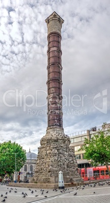 Column of Constantine in Istanbul, Turkey