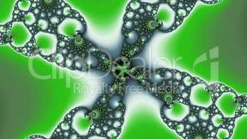 Mandelbrot fractal green contrast