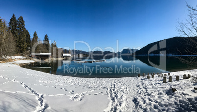 Walchensee im Winter